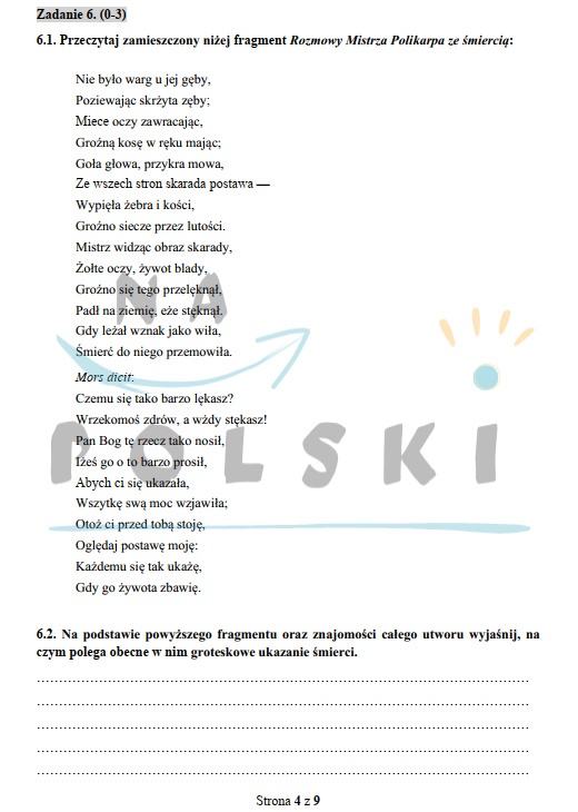 Średniowiecze - test historycznoliteracki | Na Polski